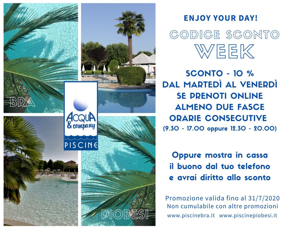 Codice Sconto WEEK