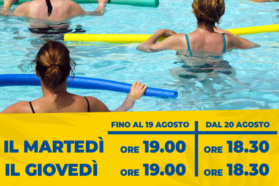 Corsi di AcquaGym